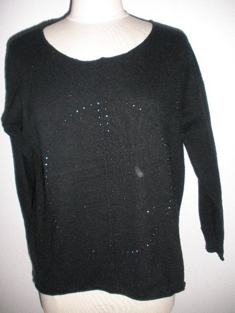 SAINT TROPEZ trui zwart ster maat S, Kleding | Dames, Truien en Vesten, Ophalen of Verzenden, Zo goed als nieuw, Maat 38/40 (M)