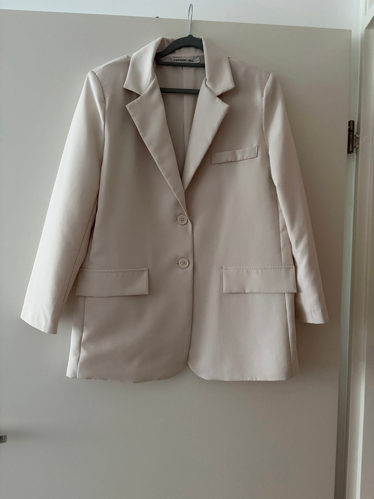 Stijlvolle Beige Blazer - Zo goed als nieuw, Maat 38/40 (M), Overige kleuren, Nieuw, Ophalen of Verzenden