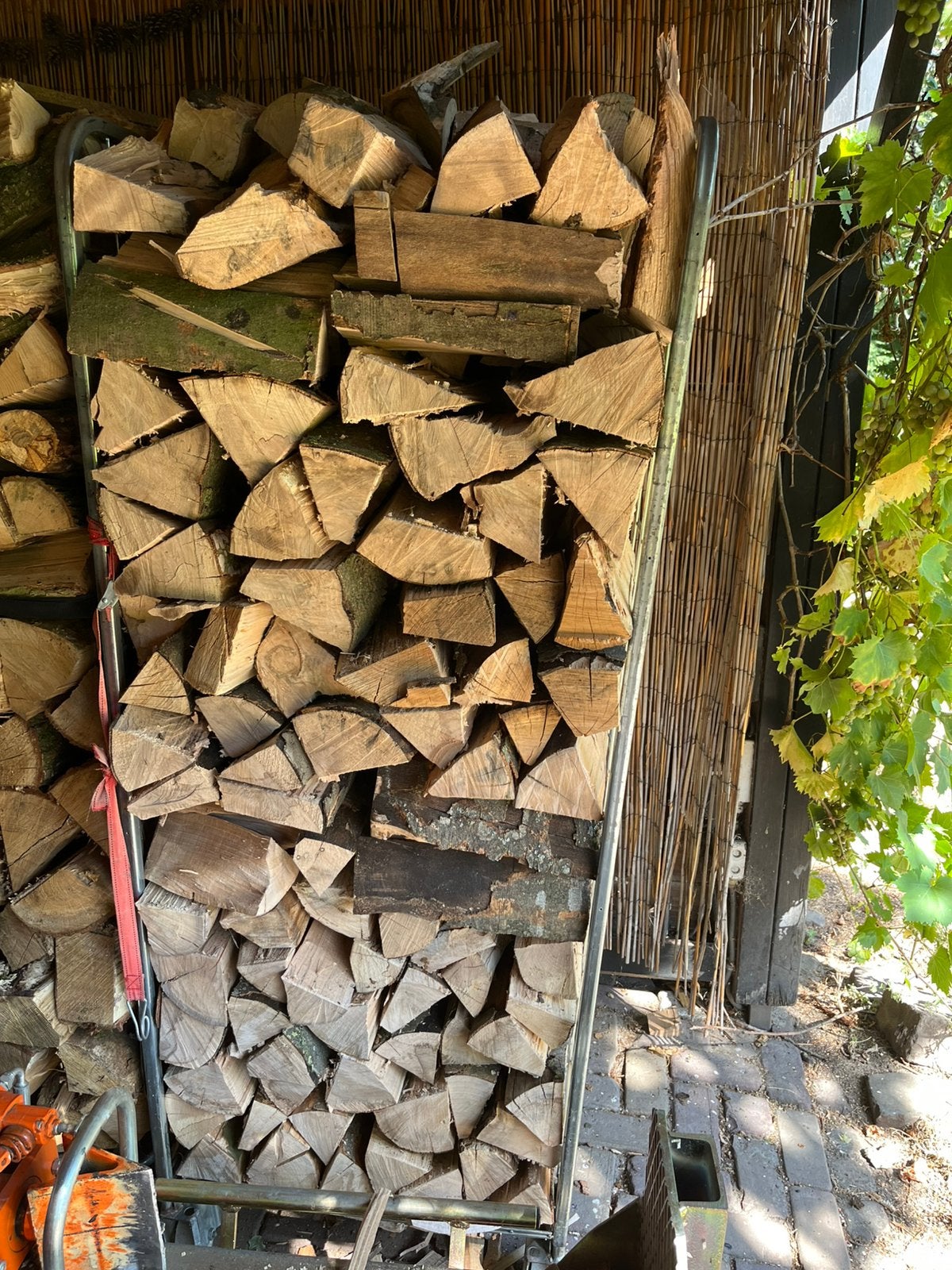 Droog geklieft beuken! €95,- / m3 losgestort, Tuin en Terras, Minder dan 3 m³, Ophalen