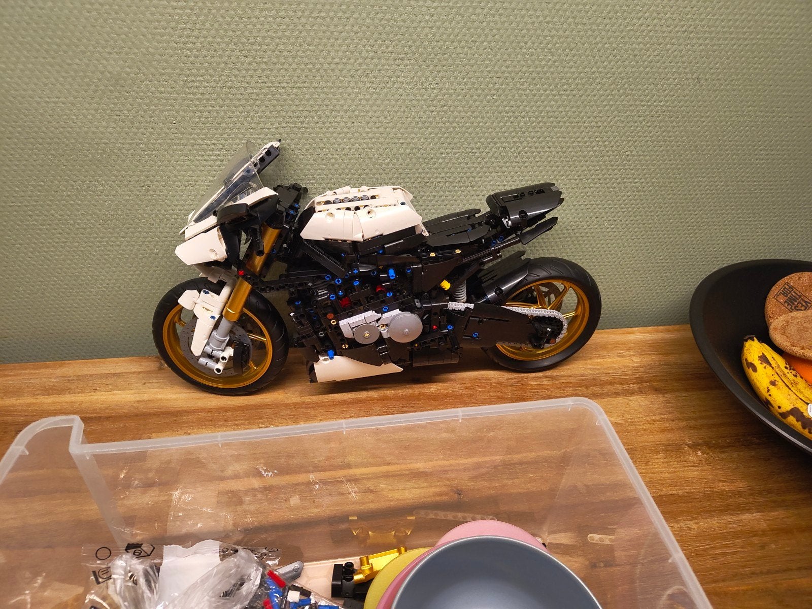 Lego Technic Motorfiets - Bouwpakket, Overige merken, Ophalen of Verzenden, Zo goed als nieuw, Groter dan 1:32