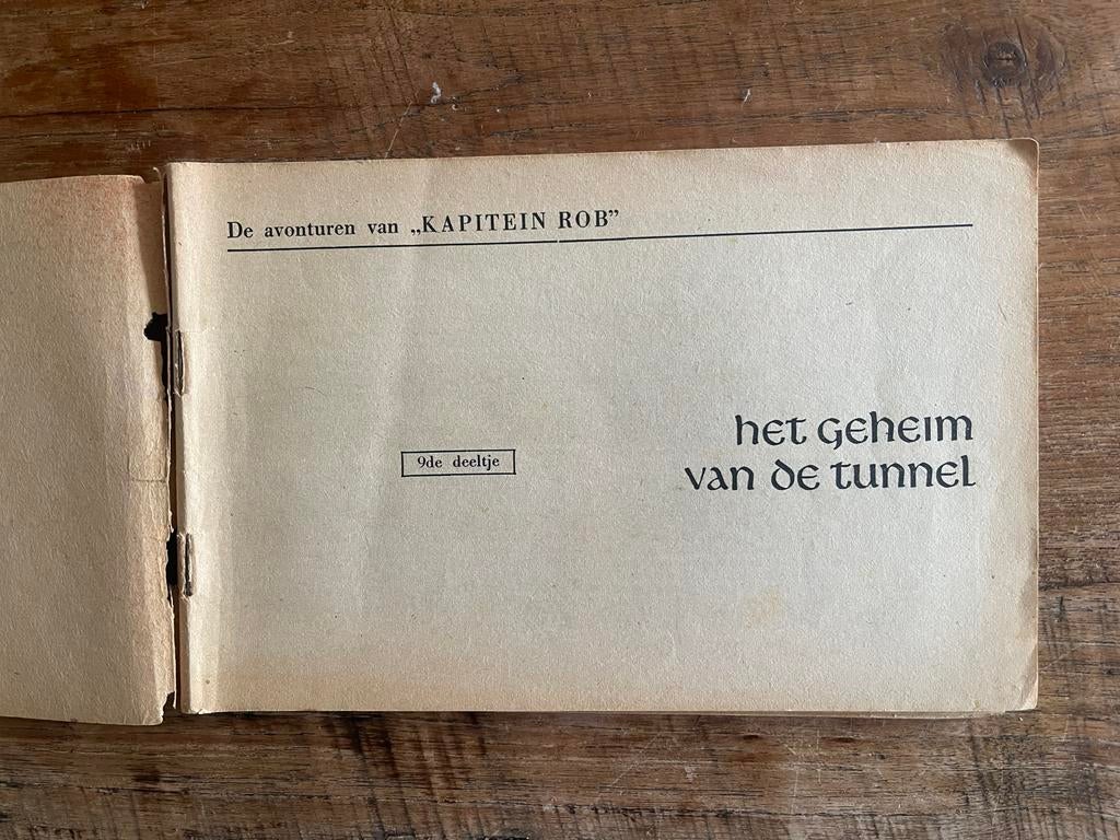 Kapitein Rob - Het Geheim van de Tunnel, Boeken, Eén stripboek, Verzenden, Gelezen