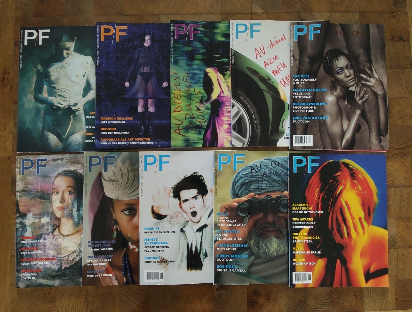10 stuks PF Vakblad voor Fotografie - Jaren '90, Ophalen of Verzenden, Zo goed als nieuw, Overige typen