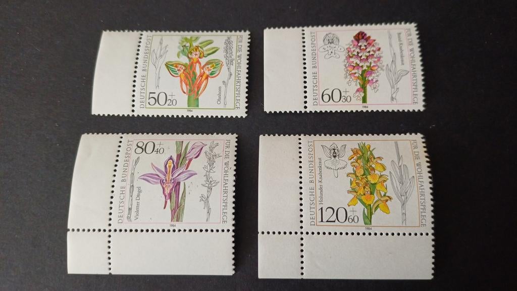 Duitsland,  1984, Orchideeën, Ophalen of Verzenden, BRD, Postfris