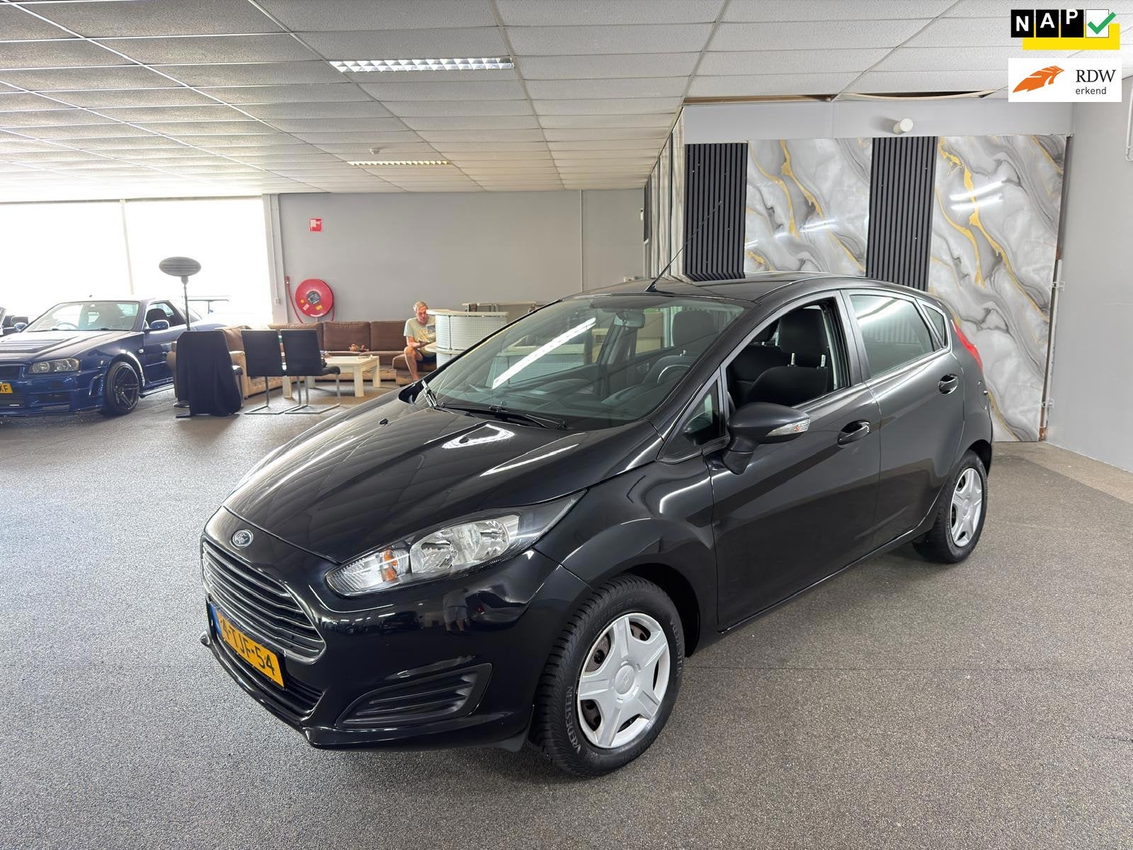 Ford Fiesta 1.0 Style 1e Eigenaar,Apk Nieuw,Cruise,Clima,N.A, Euro 5, Stof, Zwart, 525 kg