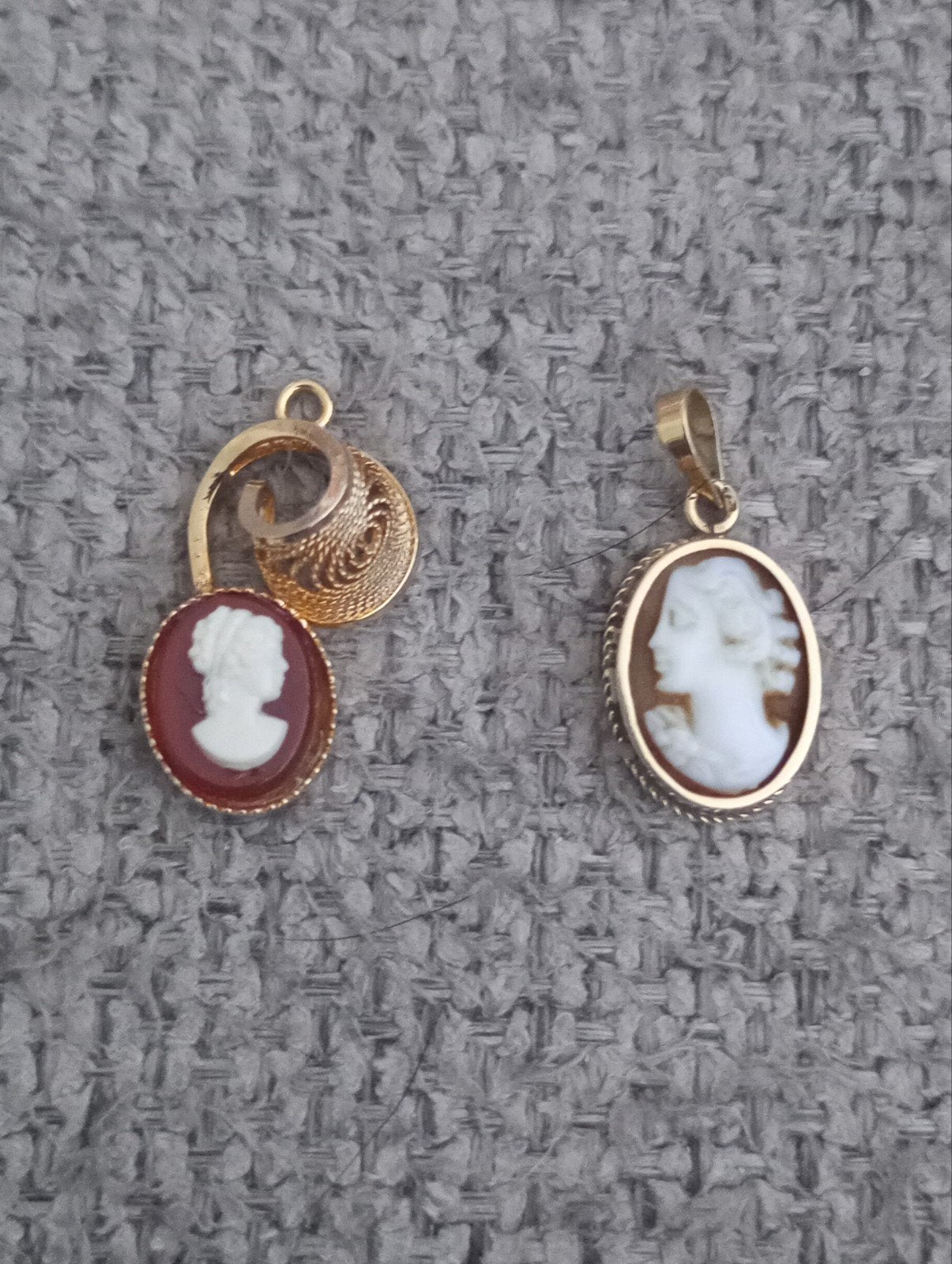 camee hangers, Sieraden, Tassen en Uiterlijk, Kettinghangers, Verzenden, Zo goed als nieuw, Goud