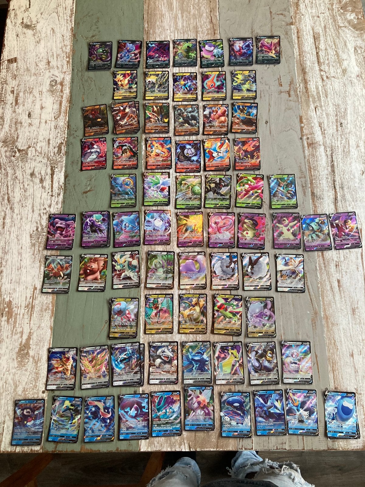 Pokemon kaarten 71 verschillende V, Ophalen of Verzenden, Zo goed als nieuw