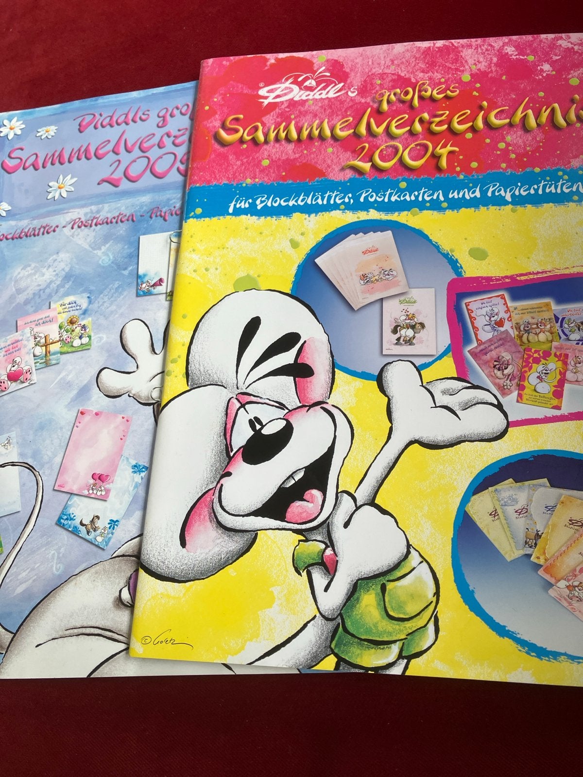 Diddl verzamelgidsen 2004 en 2005 - Zeldzaam!, Verzamelen, Verzenden, Diddl, Zo goed als nieuw, Papier, Kaart of Schrift