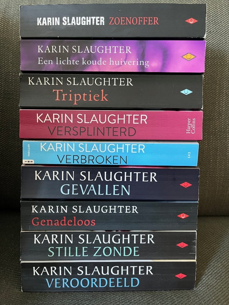 Karin Slaughter - 7 titels. (€3,- per boek), Boeken, Ophalen of Verzenden, Zo goed als nieuw, Karin Slaughter