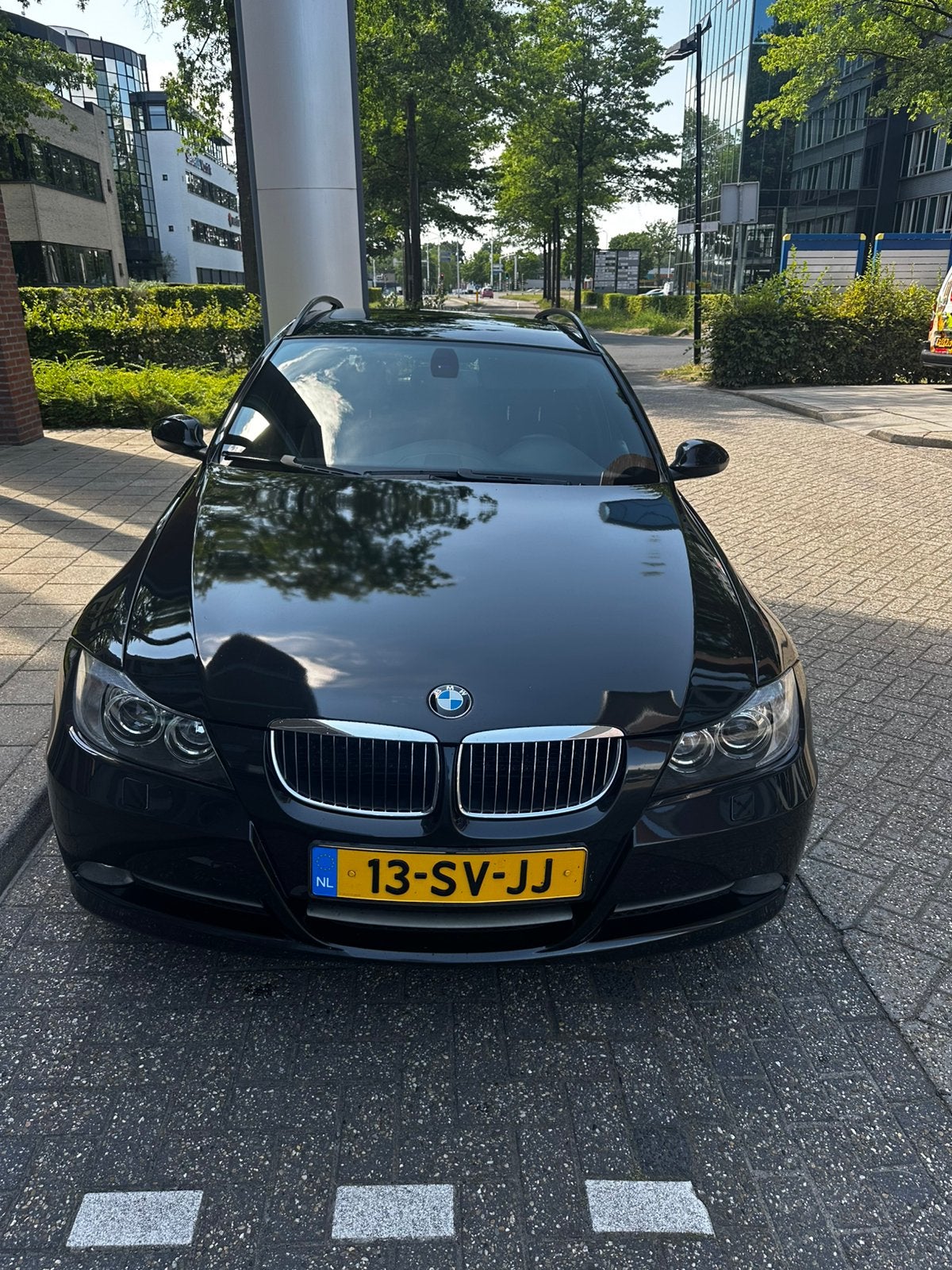 BMW 3-Serie 3.0 330D Touring AUT 2006 Zwart E91, Auto's, BMW, Automaat, Achterwielaandrijving, Zwart, 2993 cc