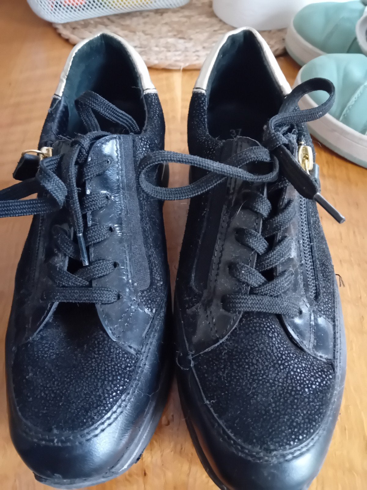 Hush Puppies damesschoenen, Zwart, Ophalen of Verzenden, Hush Puppies, Sneakers of Gympen