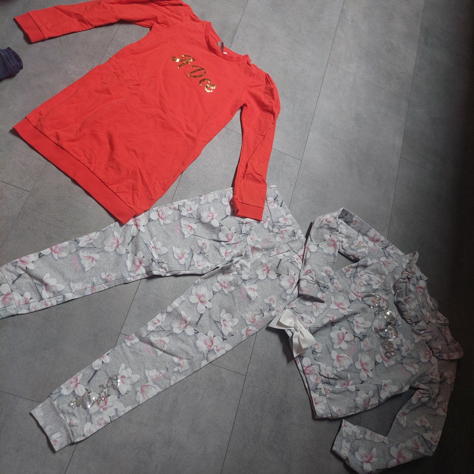 prachtige set magnolia bloemen en jurk 152 adree ariana dee, Ophalen, Zo goed als nieuw, Meisje, Jurk of Rok