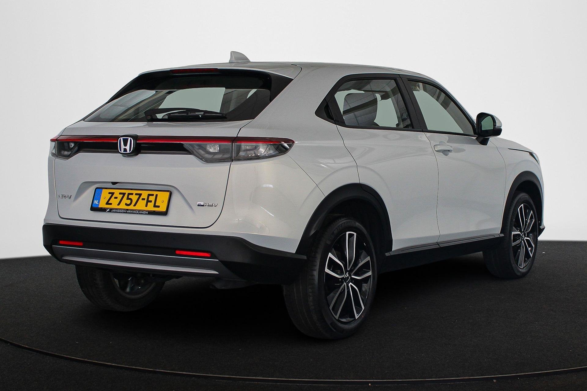 Honda HR-V 1.5 e:HEV Elegance NL Auto Stoelverwarming Keyles, Stof, Euro 6, Wit, Origineel Nederlands