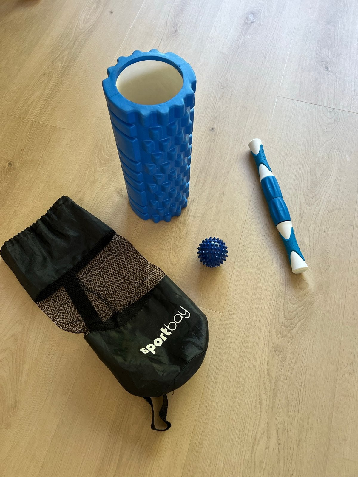 Sportboy Foamroller, Massagebal & Massagestick Set, Sport en Fitness, Fitnessmaterialen, Ophalen, Nieuw, Armen, Foamroller