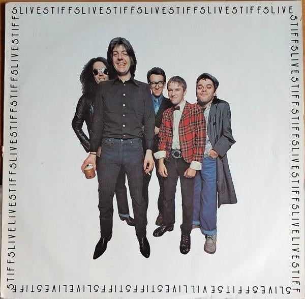 Stiffs Live  (Elvis Costello, Nick Lowe, Ian Dury e.a.), Gebruikt, Ophalen of Verzenden, 1970 - 1979, Inclusief binnenhoes