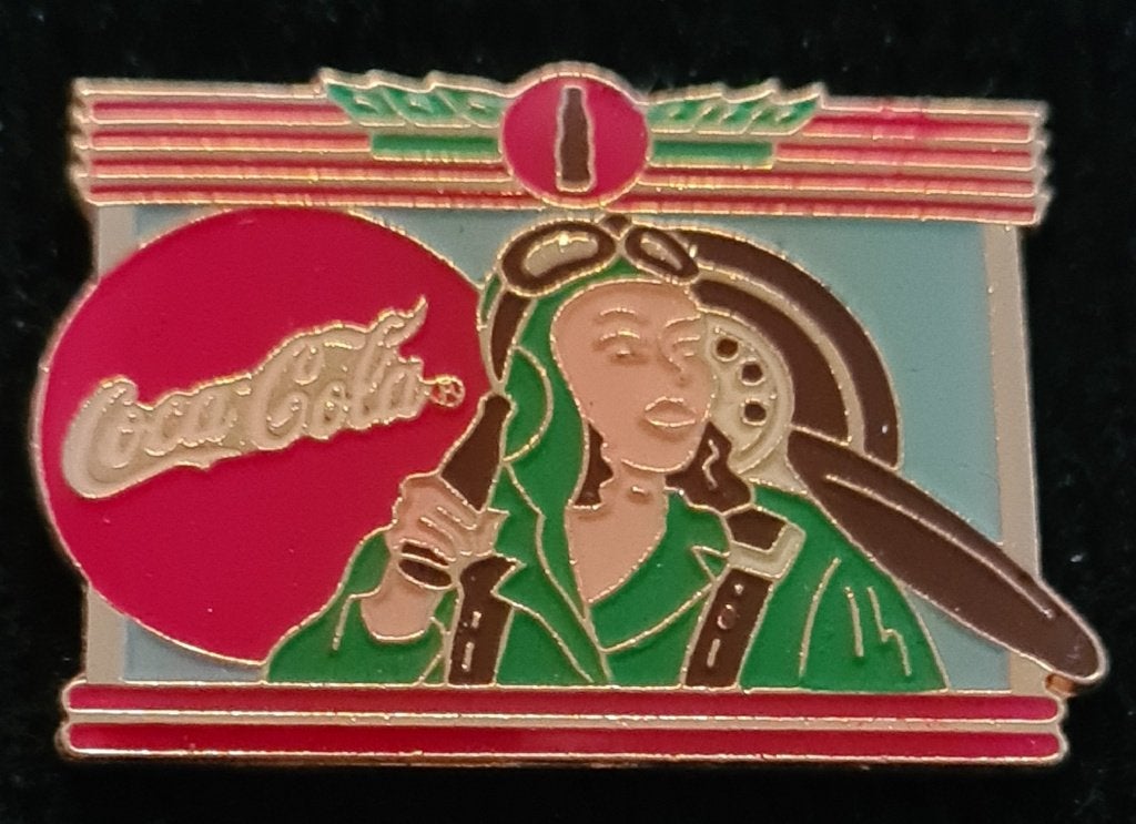 Coca-Cola vliegenier pin, Verzenden, Nieuw, Merk, Speldje of Pin