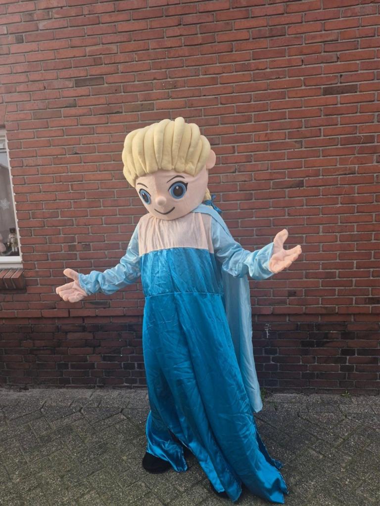 Frozen Mascotte Kostuum - Elsa te koop, Ophalen of Verzenden, Gebruikt, Meisje