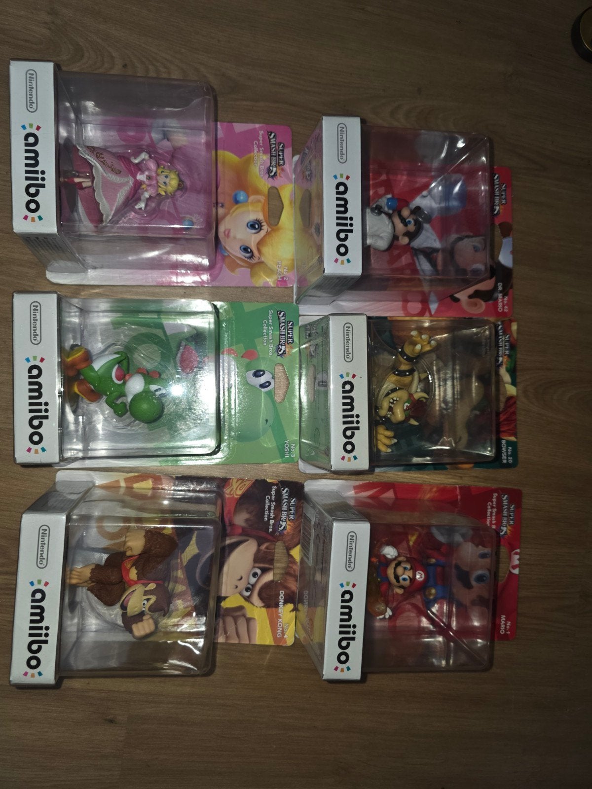 Amiibo Super Smash Bros. Mario Collectie (6 stuks), Ophalen of Verzenden, Nieuw