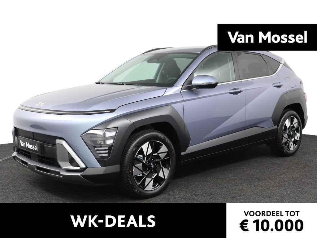 Hyundai Kona 1.6 GDI HEV Comfort | 18"LMV | Uit voorraad lev, Auto's, Hyundai, Euro 6, Blauw, Bedrijf, Nieuw