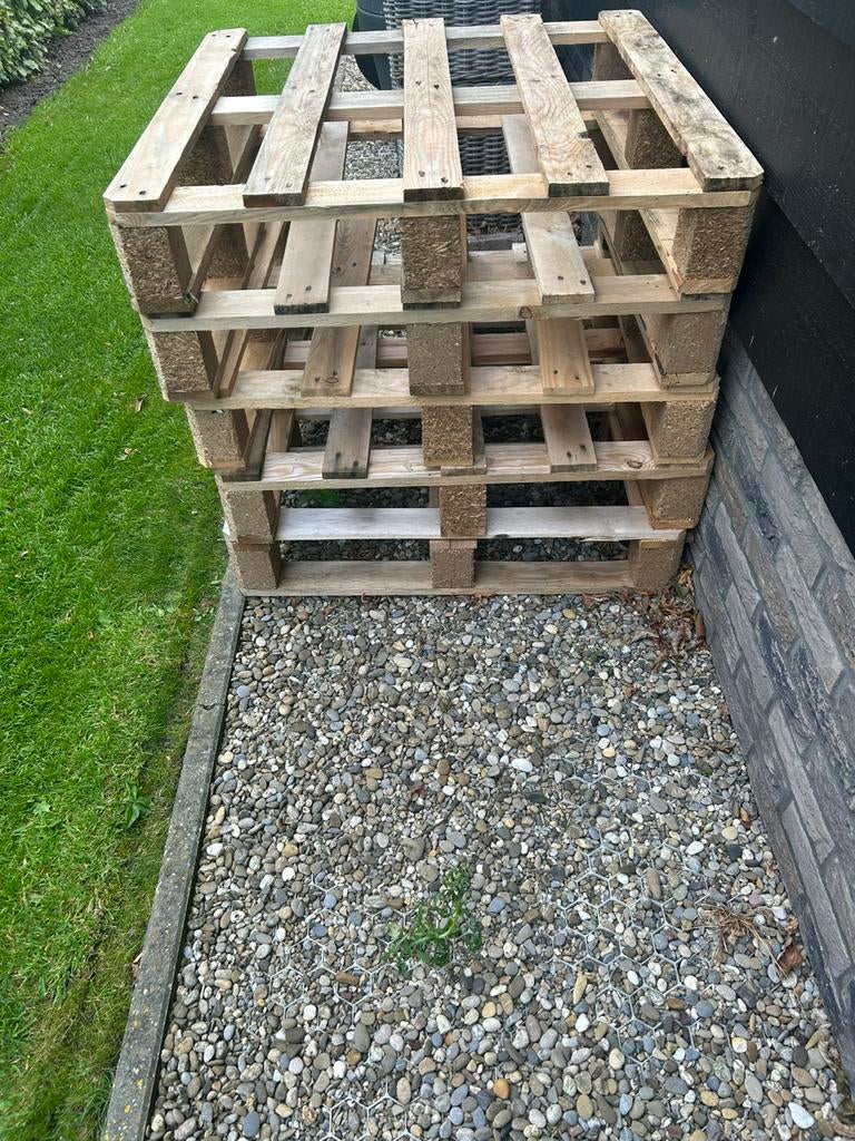 Gratis afhalen 6 pallets 80x80, Ophalen, Zo goed als nieuw, Pallet, Minder dan 200 cm