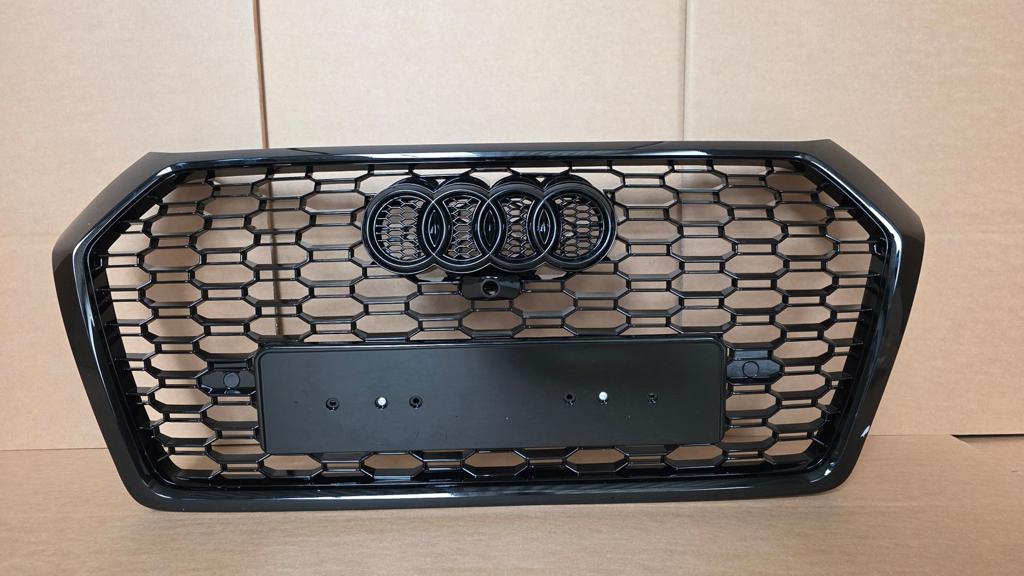 Grill Audi Q5 80A RS LOOK HOOGLANS ZWART NIEUW bj.2016-2020, -, Nieuw, Ophalen of Verzenden, -