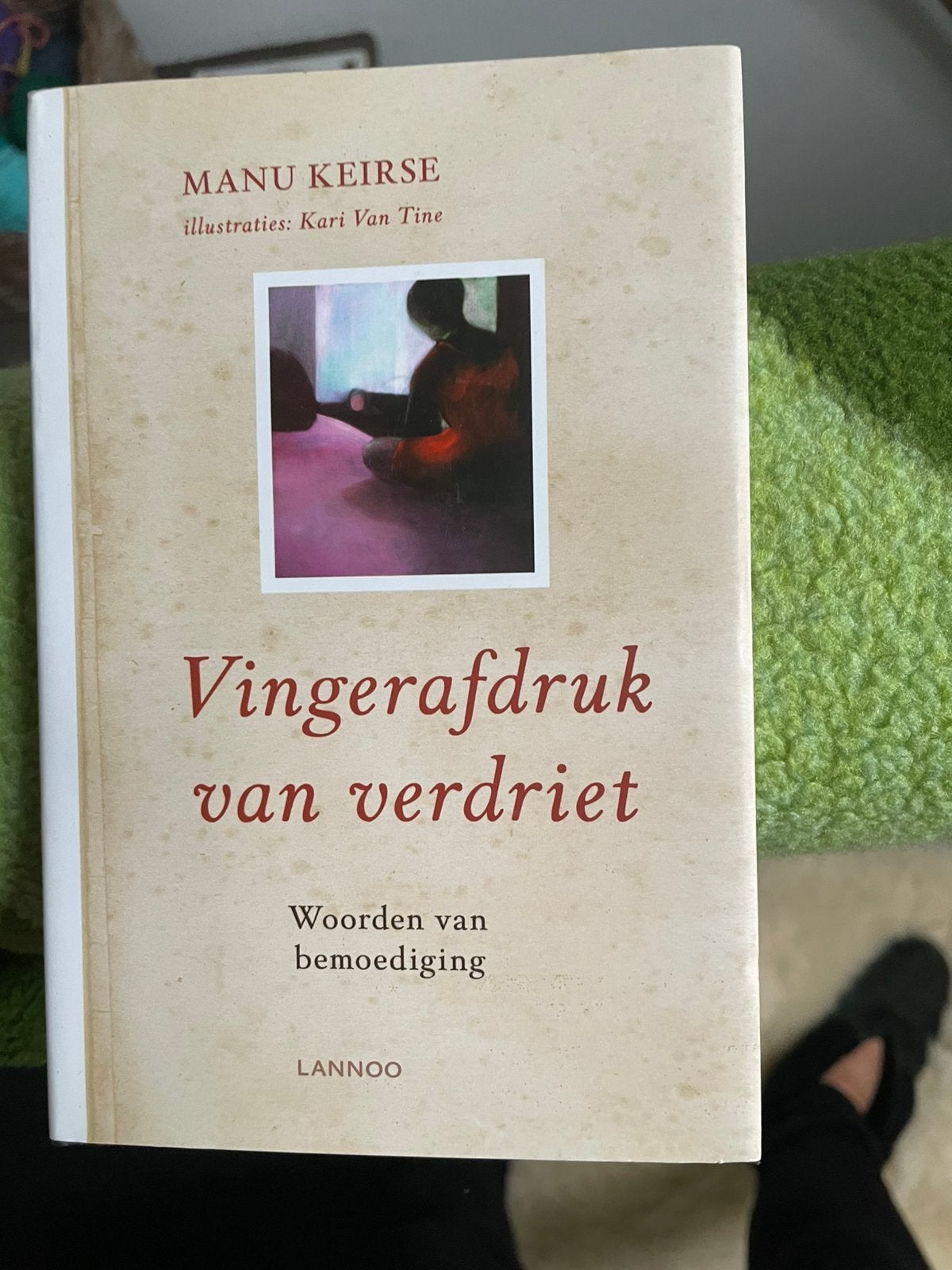 Boek : vingerafdruk van verdriet, Boeken, Ophalen of Verzenden, Zo goed als nieuw