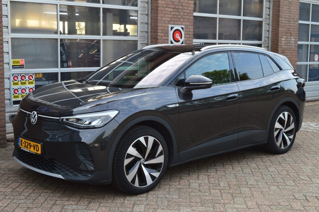 Volkswagen ID.4 First 77 kWh|Soh 90%|Warmtepomp|Cam|ACC|Trek, Auto's, Dealer onderhouden, 0 cilinders, Gebruikt, Leder en Stof