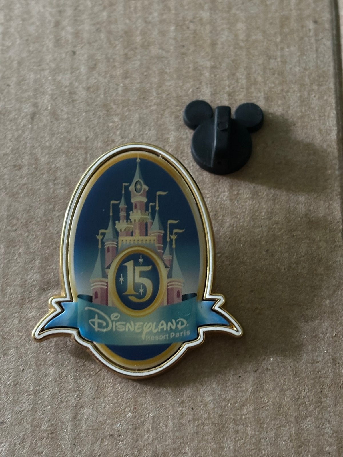 Disneyland Paris DLP 15th Anniversary Castle Logo 2007, Ophalen of Verzenden, Zo goed als nieuw