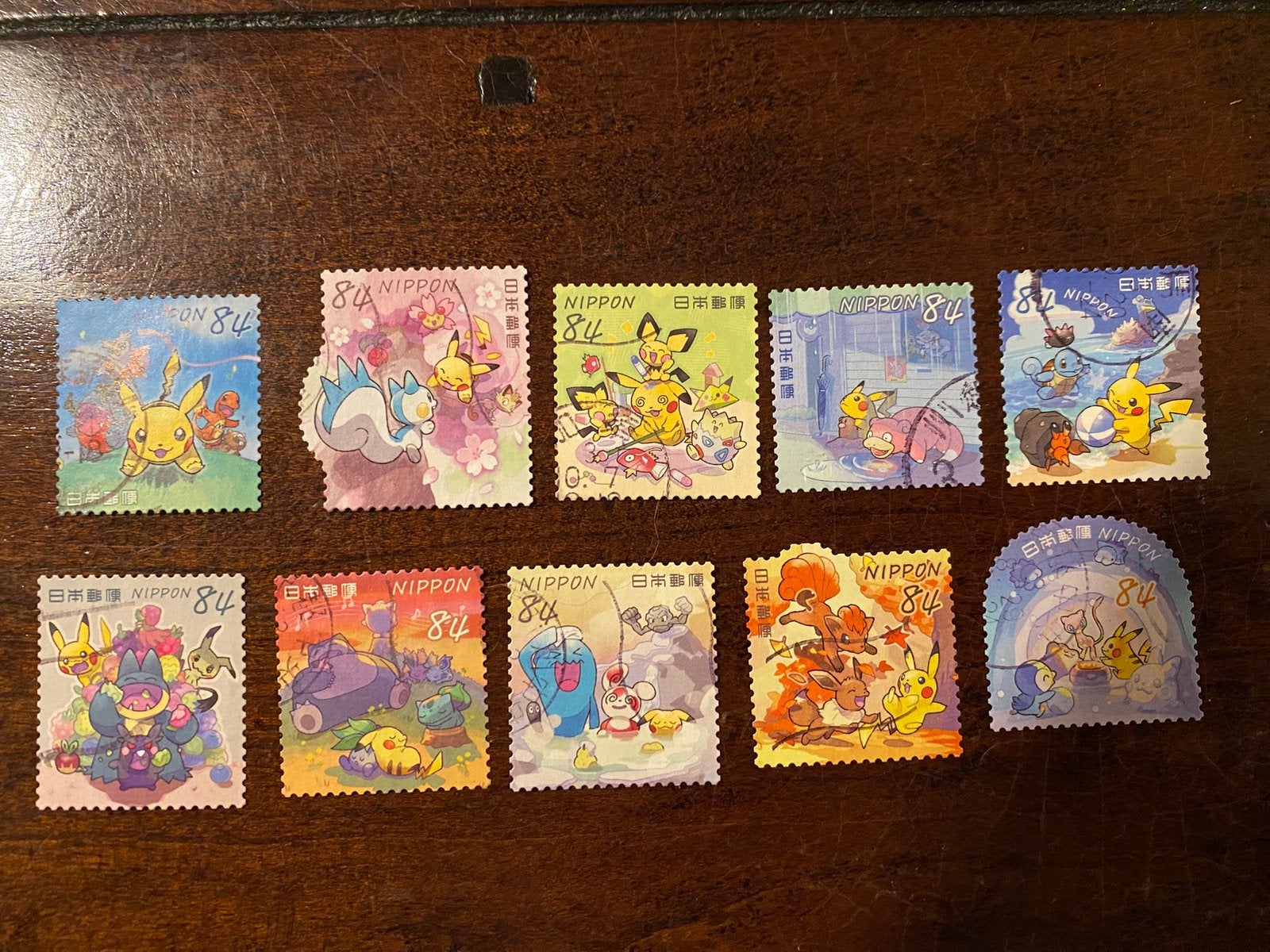 Japanse Disney Pokemon Postzegels - Set, Postzegels en Munten, Postzegels | Volle albums en Verzamelingen, Ophalen of Verzenden