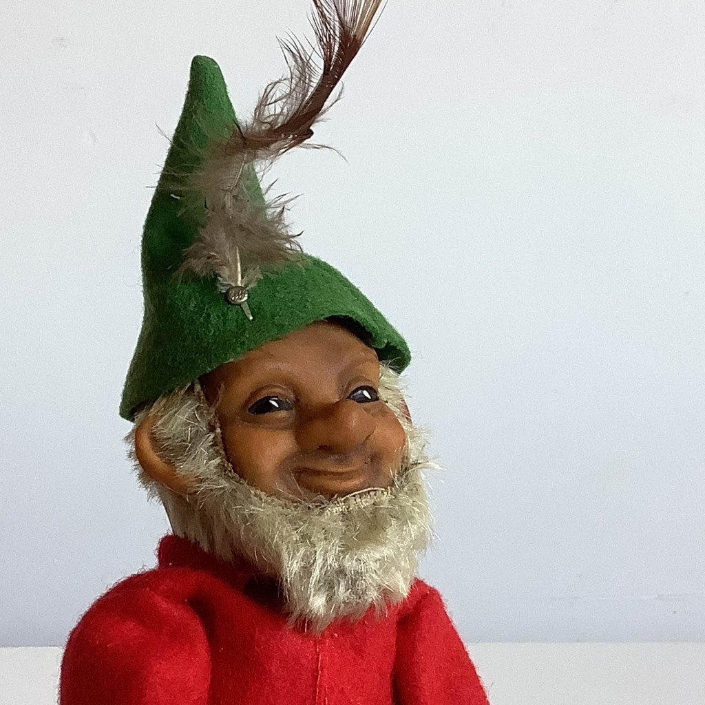 Prachtige vintage Steiff dwerg "Pucki", Antiek en Kunst, Ophalen of Verzenden