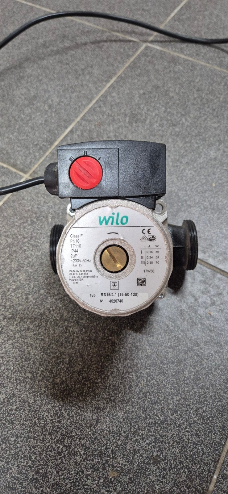 Wilo 15/4.1 (15-50-130) CV pomp, Doe-het-zelf en Verbouw, Minder dan 30 cm, Overige typen, Minder dan 60 cm, Ophalen of Verzenden