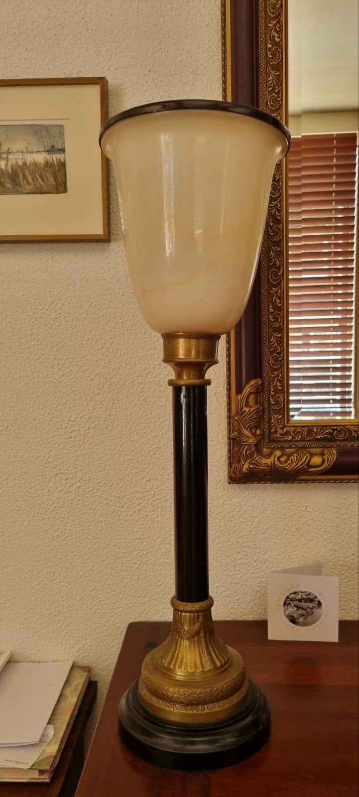 Vintage tafellampen, Ophalen, Art deco, E14 (klein), Glas