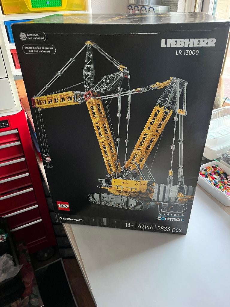 lego technic 42146 Liebherr kraan LR 13000 rupskraan, Ophalen, Lego, Zo goed als nieuw, Technic