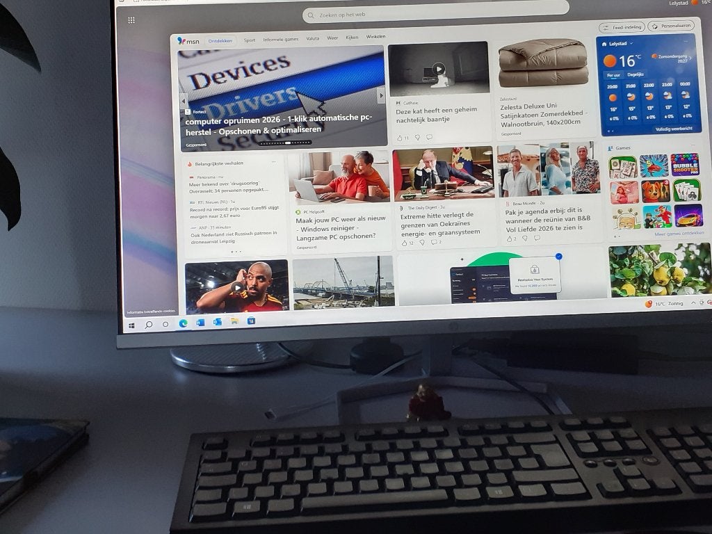 HP monitor 27 inch M27F, Computers en Software, Monitoren, Ophalen, IPS, Full HD, HP
