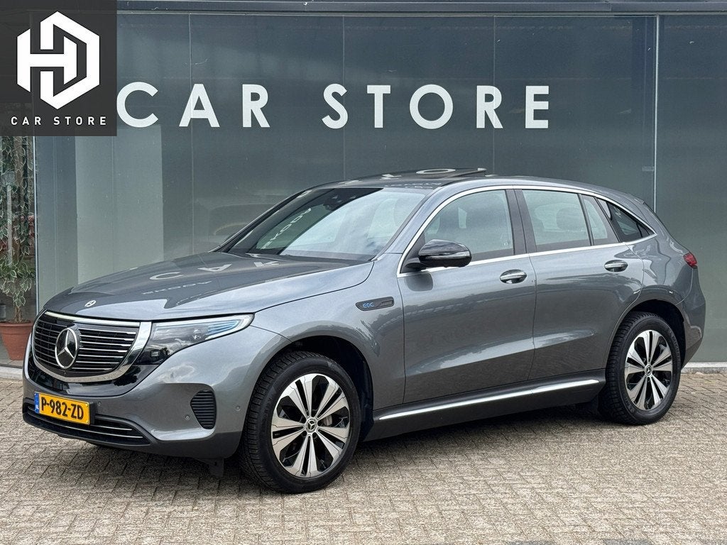 Mercedes-Benz EQC 400 4MATIC Luxury 80 kWh 98% SOH PANO|ADAP, Auto's, Mercedes-Benz, Automatische klimaatregeling, Zwart, 80 kWh