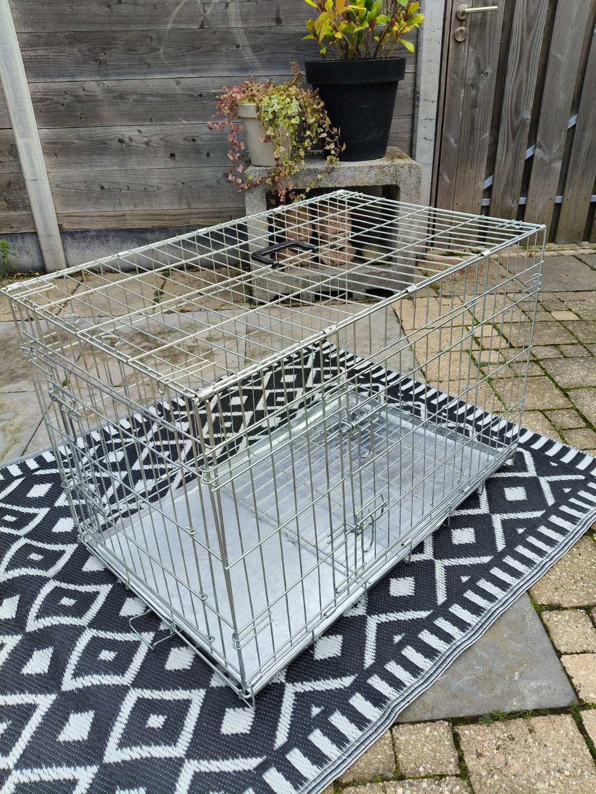 Hondenbench 90x60x55, Dieren en Toebehoren, Ophalen, Gebruikt