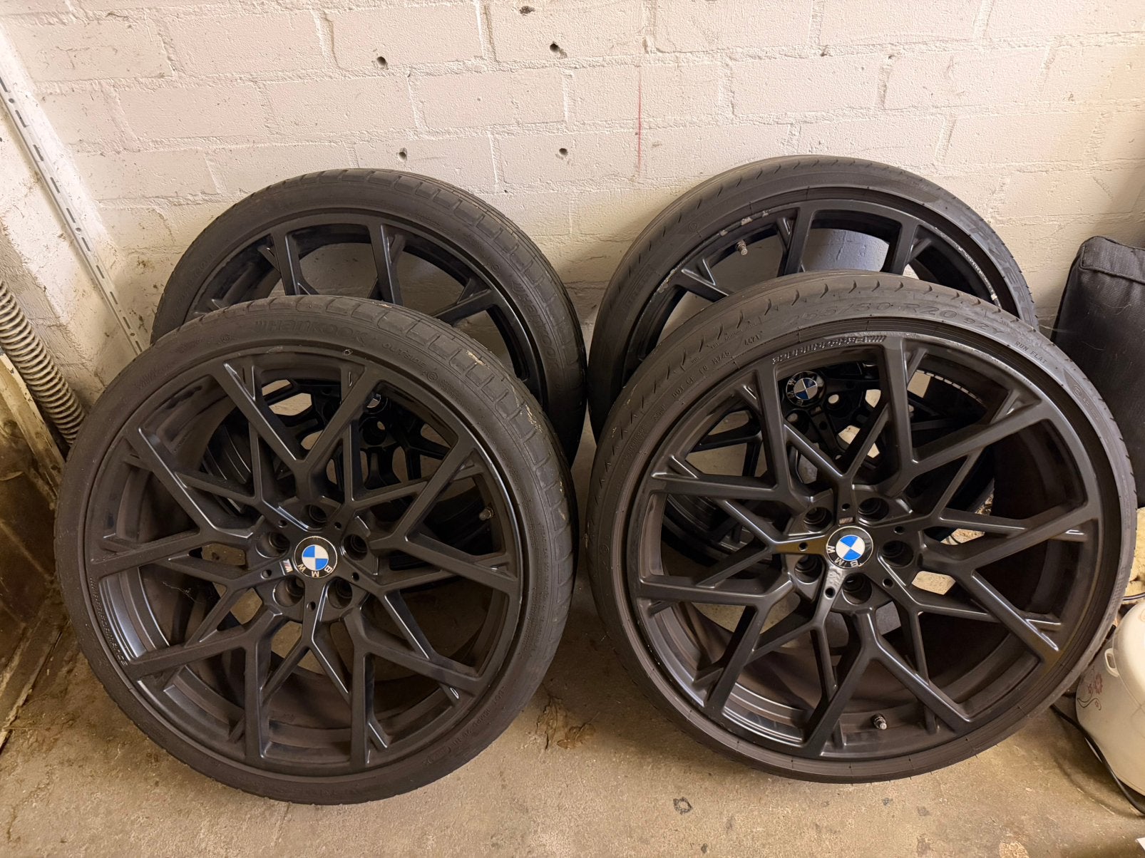 Originele BMW 795M 20” velgen-stoeprandschade, 2 banden stuk, Ophalen, 255 mm, Banden en Velgen, 20 inch