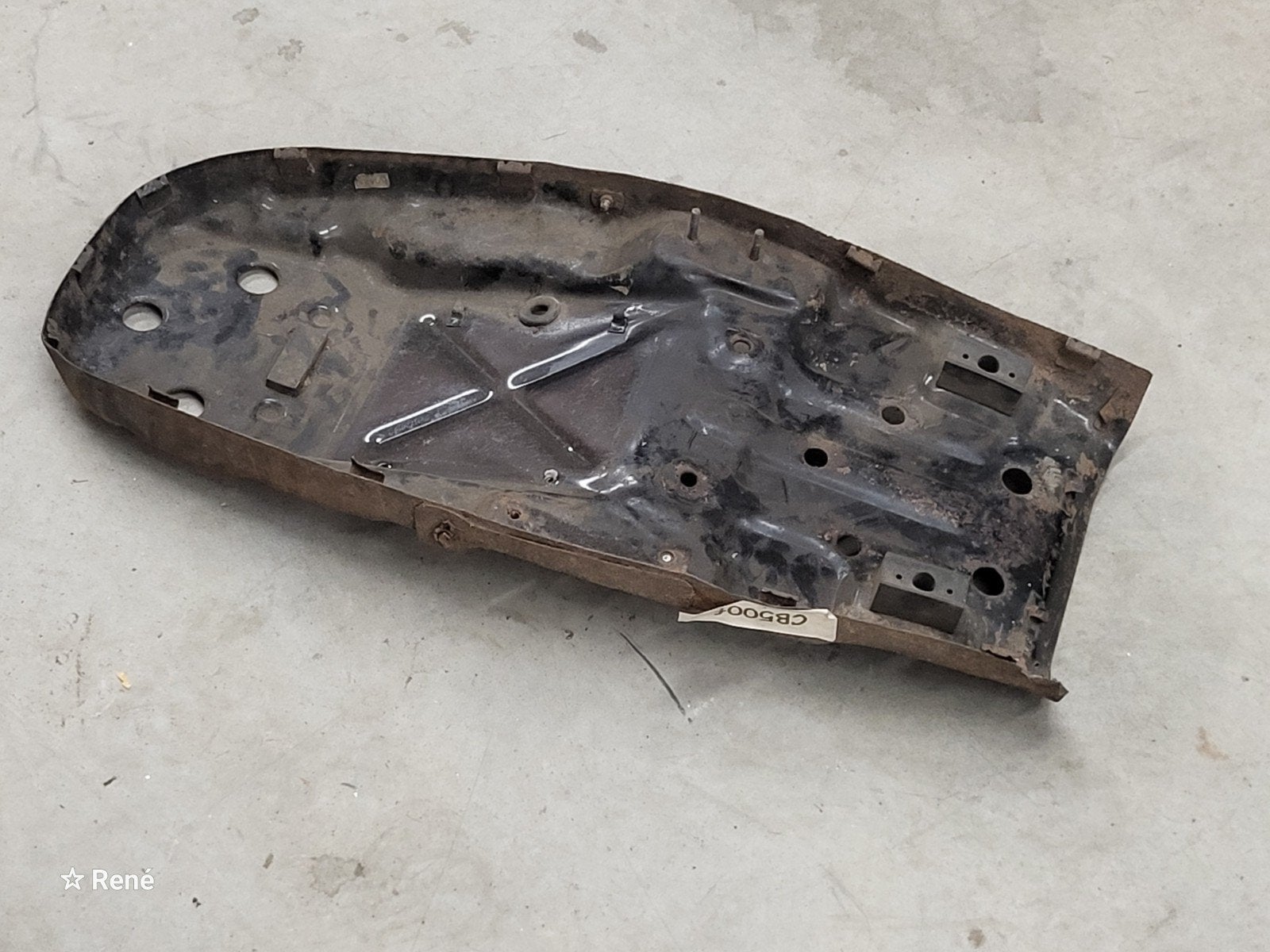 Honda cb500f zadel pan, Ophalen of Verzenden, Gebruikt