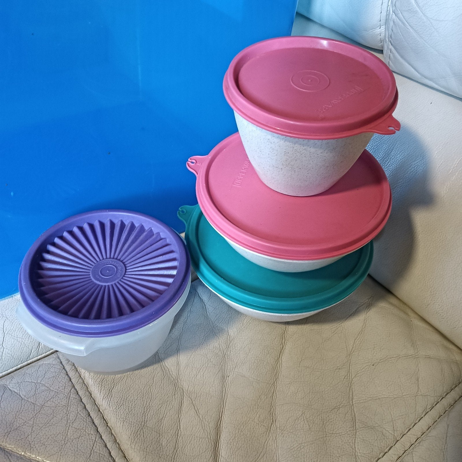 Tupperware kommen met deksel, Huis en Inrichting, Ophalen, Gebruikt, Overige kleuren, Luchtdicht