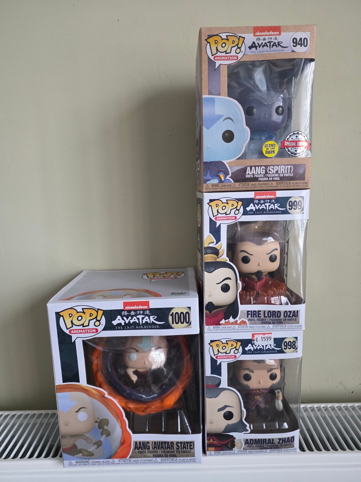 Funko Pop! Avatar: The Last Airbender Collectie (4 stuks), Ophalen, Nieuw