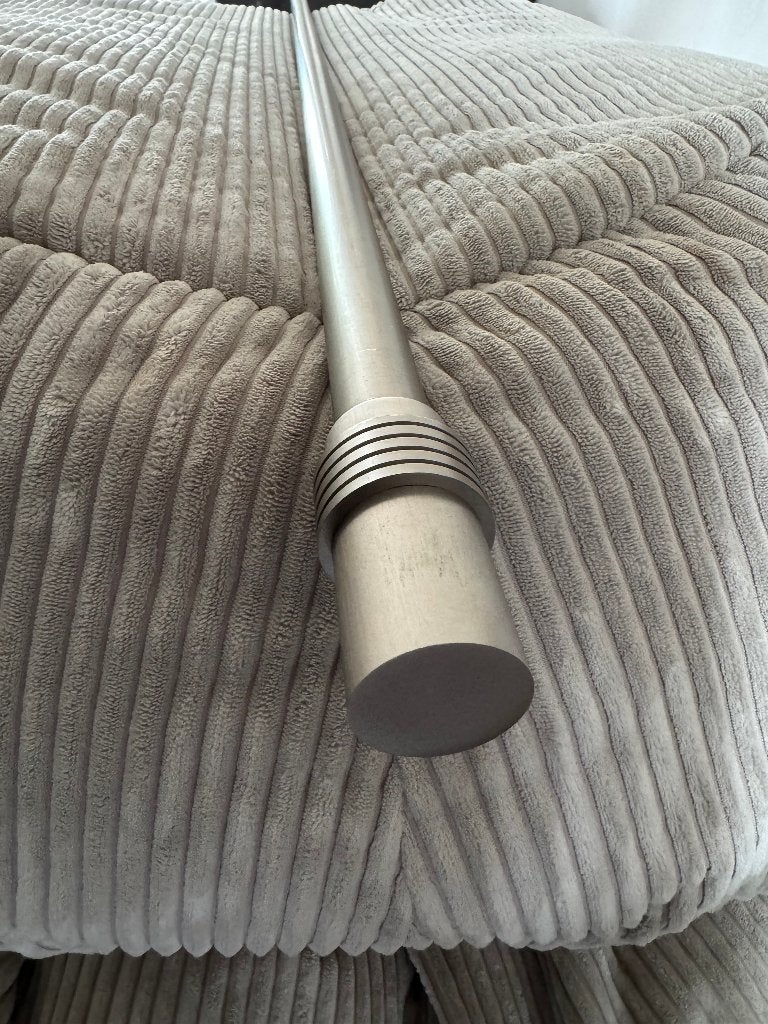 Luxe Rvs Roede 294,5cm (Gordijnrail) 30mm, Ophalen, Gebruikt