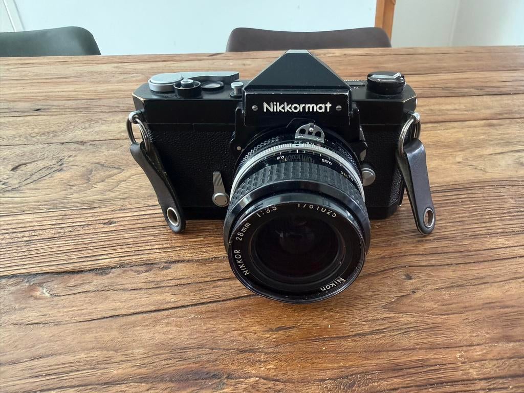 Nikon Nikkormat 28mm werkend!, Ophalen of Verzenden, Gebruikt, Spiegelreflex, Nikon