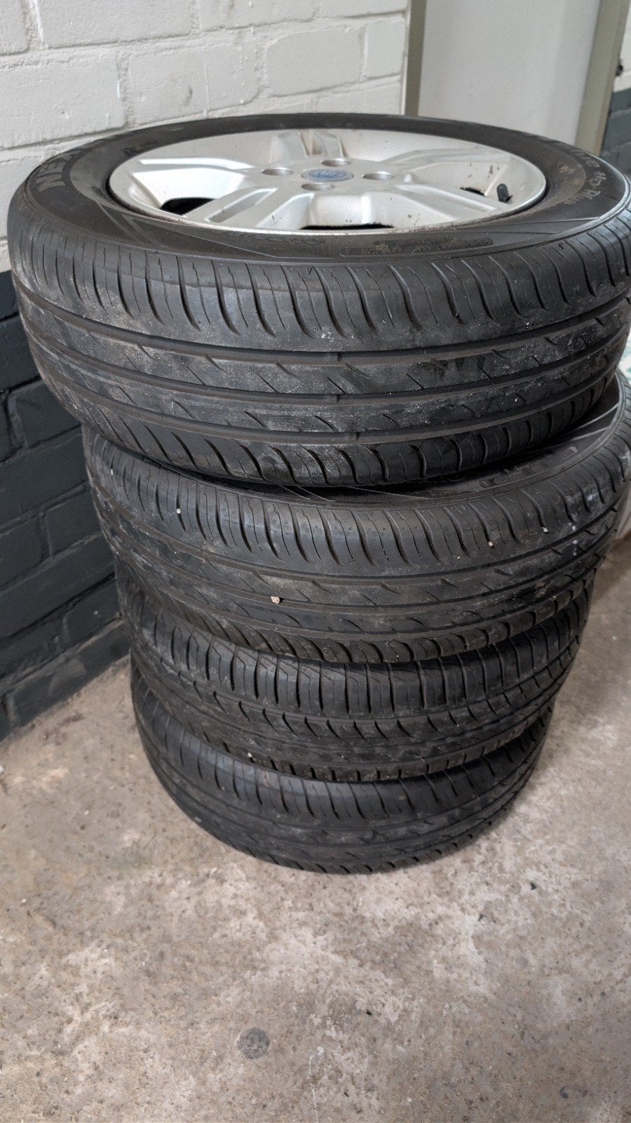 NEXEN Zomerbanden met Fiat Velgen - 185/65 R15, Gebruikt, 15 inch, Banden en Velgen, Personenwagen