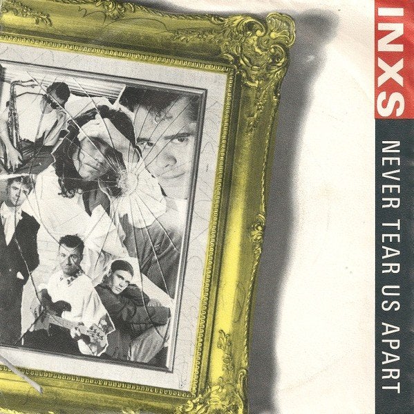 Vinyl single INXS ‎– Never Tear Us Apart, 7 inch, Ophalen of Verzenden, Zo goed als nieuw, Pop