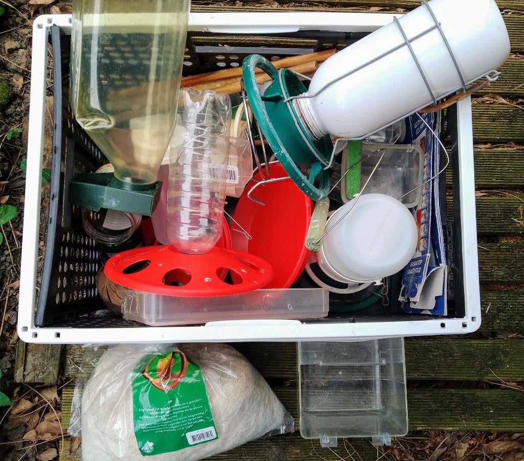 Volière spullen, allerlei voliere benodigdheden, Dieren en Toebehoren, Ophalen of Verzenden, Gebruikt, Overige materialen, Volière