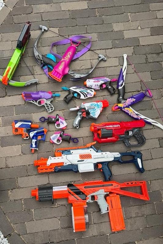 Grote Nerf Blaster Collectie - Diverse Modellen, Ophalen, Gebruikt