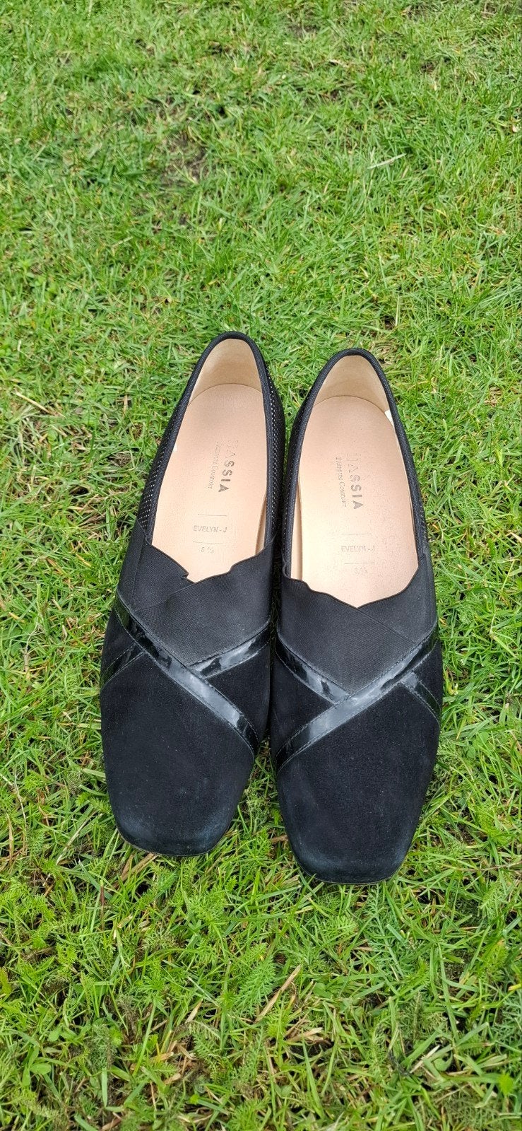 Hassia damespump zwart 8 1/2, Hassia, Schoenen met lage hakken, Zwart, Ophalen of Verzenden