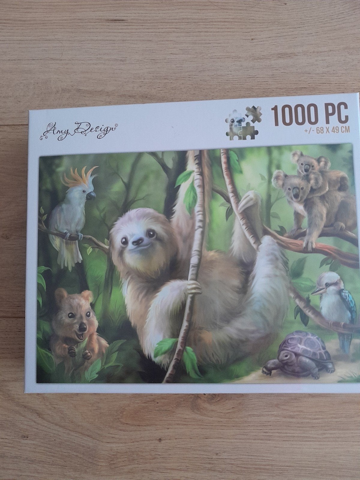 Nieuwe Any Design 1000 stukjes puzzel met dieren, Ophalen of Verzenden, 500 t/m 1500 stukjes, Nieuw, Legpuzzel