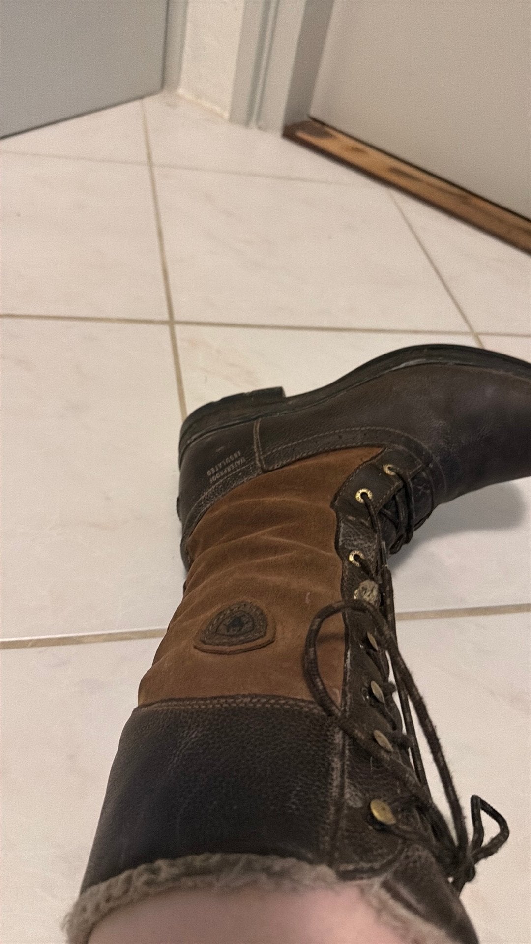 Mooie gebruikte outdoorlaarzen ariat, Ophalen of Verzenden, Gebruikt
