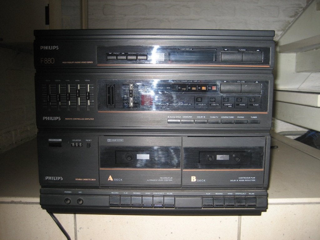 Philips stereo toren, Ophalen, Gebruikt, Philips