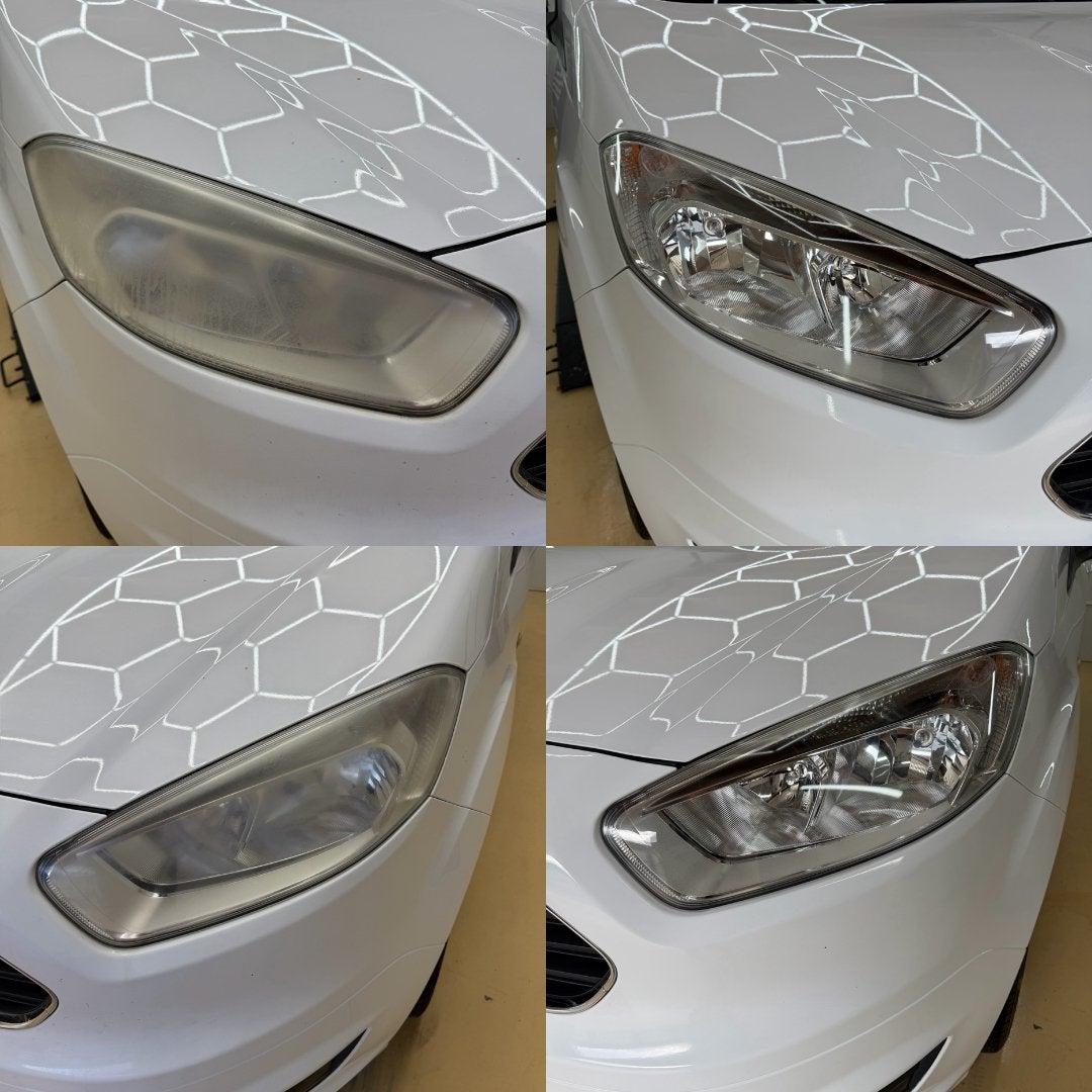 Koplamp polijsten, Ophalen